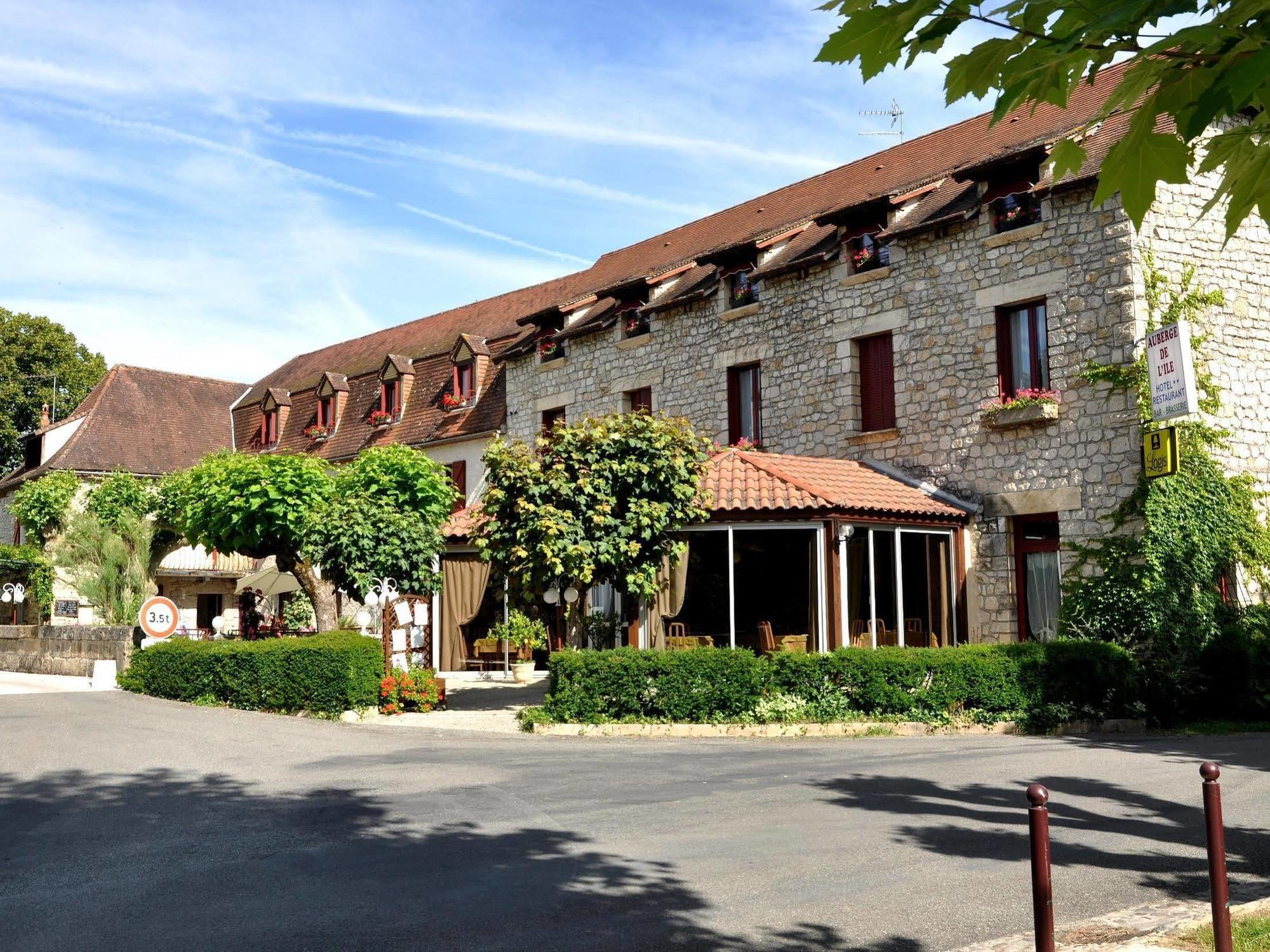 Logis Hotels - Auberge De L'Ile - Hotel 3 Etoiles Et Restaurant Creysse  Buitenkant foto
